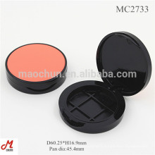 MC2733 Wholesale plastic round shape Blush case make up box